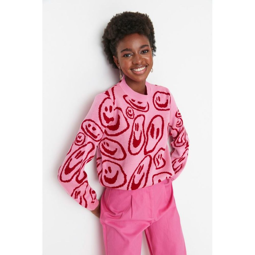 NWT Trendyol Women Regular fit Crew neck Knitwear Sweater